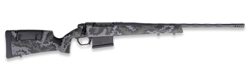 Weatherby 307 Range XP 2.0 Bolt Action Rifle 300 Winchester Magnum 24" Fluted Graphite Black Threaded Barrel Graphite Black Frame Green/Gray Adjustable Comb Stock