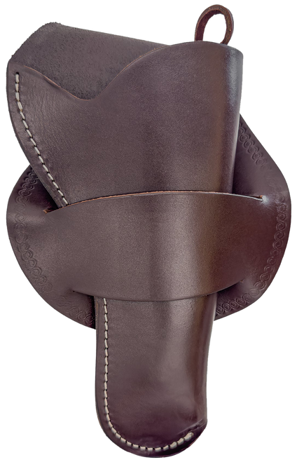 Hunter Company 108948 Crossdraw OWB Holster Left Hand Leather Brown