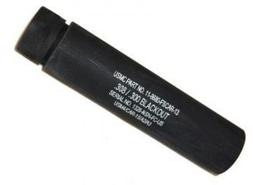 Guntec USA AR308 Fake Suppressor 5.5" 5/8x24 Thread Black