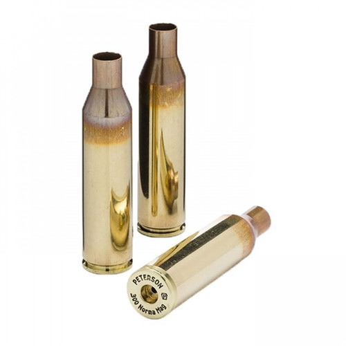 Peterson Brass 300 Norma Mag Unprimed Box of 50