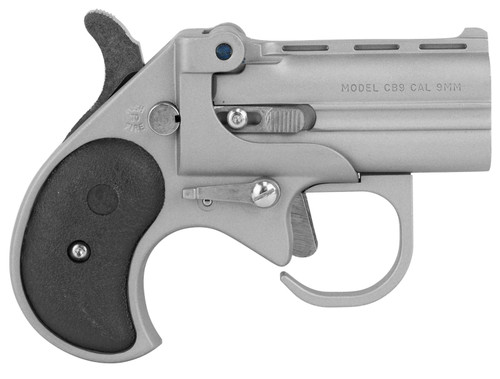 COBRA PISTOL/BEARMAN IND BBG9SB 9mm Luger 2.75" 2rds Satin Nickel W/Black Grips COBRA PISTOL/BEARMAN IND BBG9SB 9mm Luger 2.75" 2rds Satin Nickel W/Black Grips