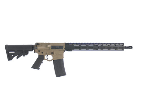 American Tactical Omni Hybrid Maxx 16" 5.56x45mm 15" M-LOK Handguard - Black/FDE American Tactical Omni Hybrid Maxx 16" 5.56x45mm 15" M-LOK Handguard - Black/FDE
