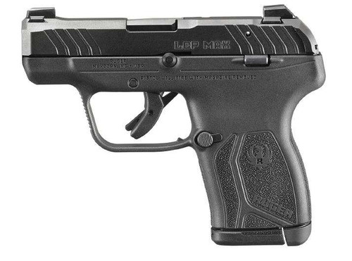Ruger LCP MAX .380 Auto Pistol 2.8" Barrel 10+1 Round Black Oxide Slide Black High-Performance Glass-Filled Nylon Grip
