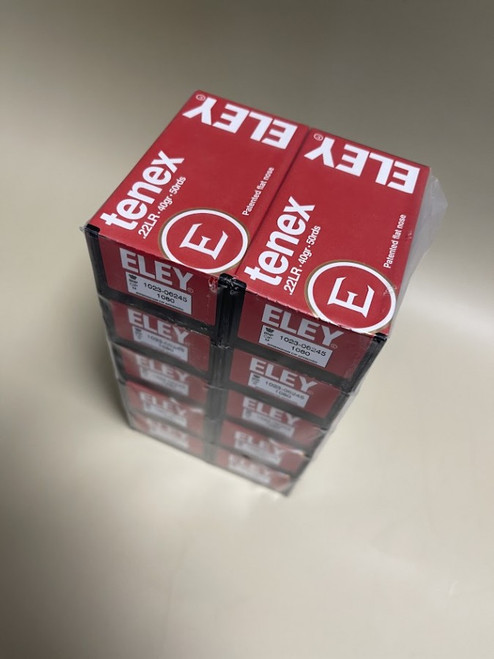 Eley Tenex 22 LR 500rds BRICK Ammunition