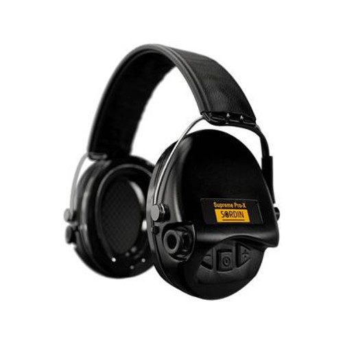 Sordin Supreme Pro X Electronic Earmuffs (NRR 19dB) SKU - 978616 Sordin Supreme Pro X Electronic Earmuffs (NRR 19dB) SKU - 978616