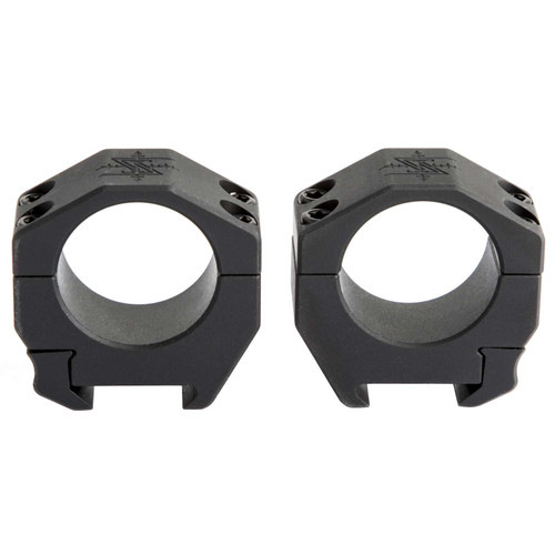 Seekins Precision Picatinny 30mm Scope Rings Matte Black Medium-High
