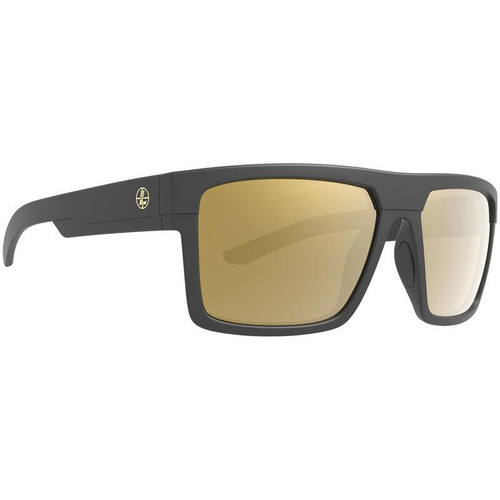Leupold Becnara Sunglasses Matte Black Frame Bronze Mirror Lens