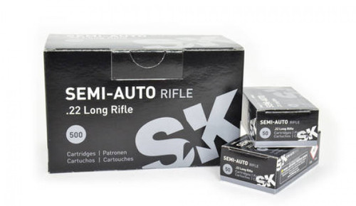 SK .22 LR Semi-Auto Rifle Ammo 500 rd box