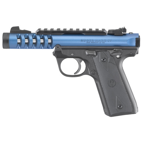 Ruger 22/45 .22 LR 4.4" 10+1 Checkered Blue