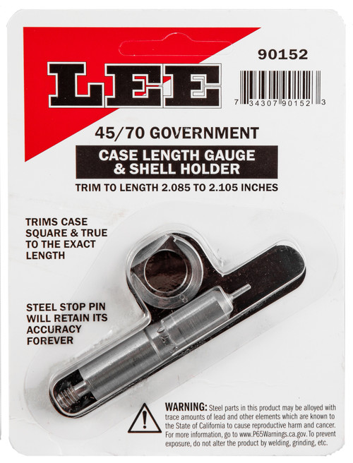 Lee Case Length Gauge and Shellholder 45-70 Government