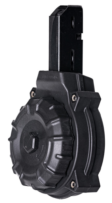 ProMag Magazine AR-15 Colt-Style 9mm Luger 50-Round Drum Polymer Black