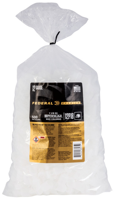 Federal Shotshell Wads 12 Gauge Podium 1-1/8 oz 500 Count