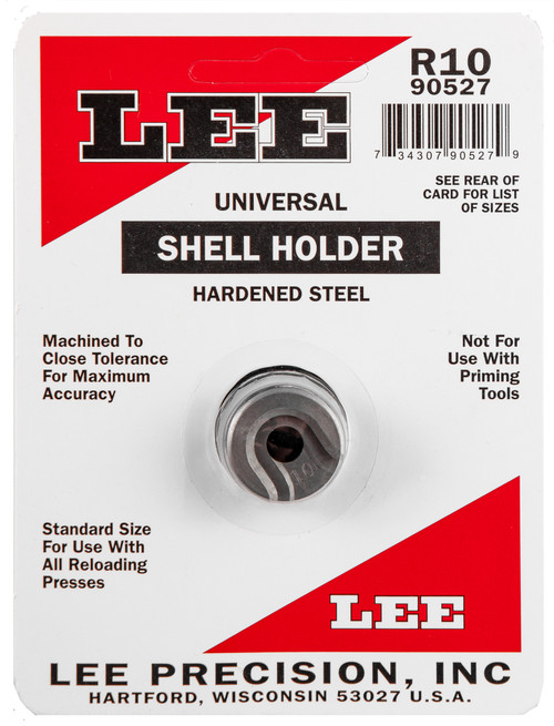 Lee Universal Shell Holder #10 (220 Swift, 225 Winchester, 6.5mm Japanese)