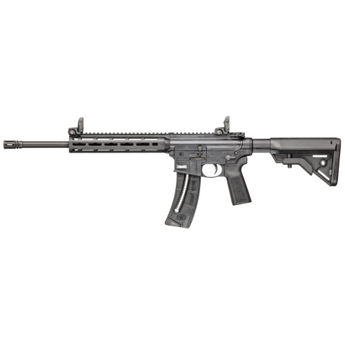 Smith & Wesson M&P 15-22 Sport Rifle .22 LR 25rd Magazine 16.5" Barrel MBUS Sight B5 Grip Smith & Wesson M&P 15-22 Sport Rifle .22 LR 25rd Magazine 16.5" Barrel MBUS Sight B5 Grip