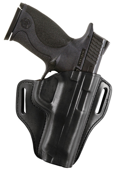 Bianchi 57 Remedy OWB Holster Right Hand 1911 Commander Leather Black