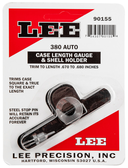 Lee Case Length Gauge and Shellholder 380 ACP