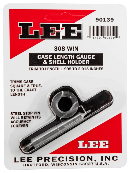Lee Case Length Gauge and Shellholder 308 Winchester