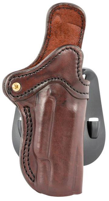 1791 Gunleather Optics Ready Paddle OWB Holster Right Hand 1911 Government Leather Signature Brown