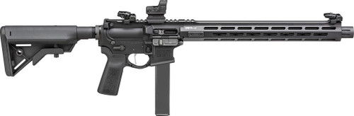 Springfield Armory Saint Victor Carbine Semi Automatic Rifle 9mm Luger 16" Black Threaded Barrel Black Frame Black Pistol Grip