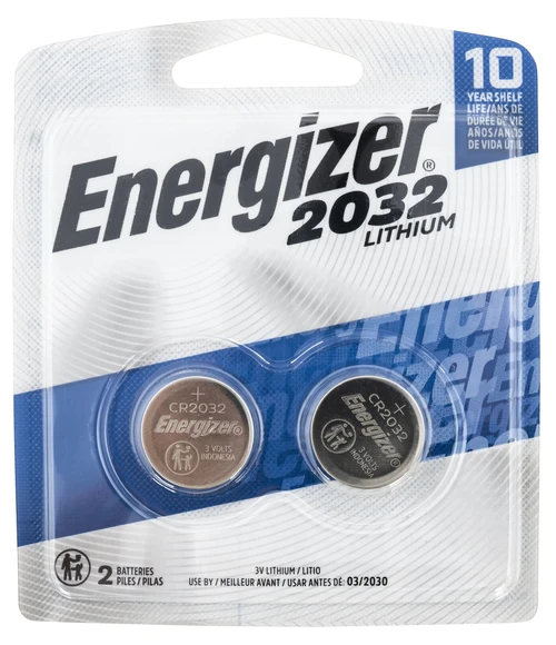 Energizer CR2032 3 Volt Battery Lithium 2PK