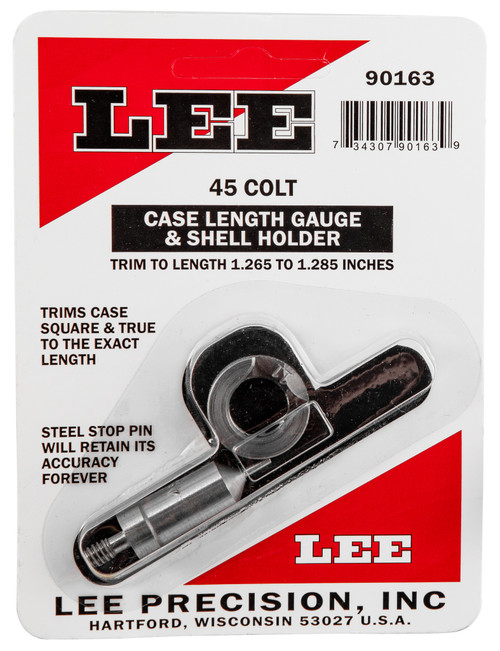 Lee Case Length Gauge and Shellholder 45 Colt (Long Colt)