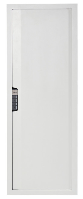 SnapSafe Tall In-Wall Keypad Gun Safe Steel White