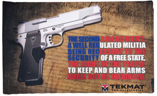 TekMat TEK422AMEND Right To Bear Arms Mat 25 x 42 Inch