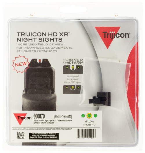 Trijicon 600870 HD XR Night Sights Green Tritium Springfield Armory XD/XD-M/XD Mod.2