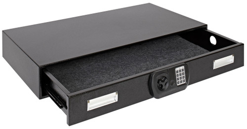 SnapSafe Under Bed Safe Large with Electronic Lock Black