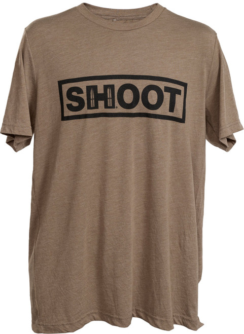 Hornady Shoot T-Shirt Brown Tri-Blend Medium