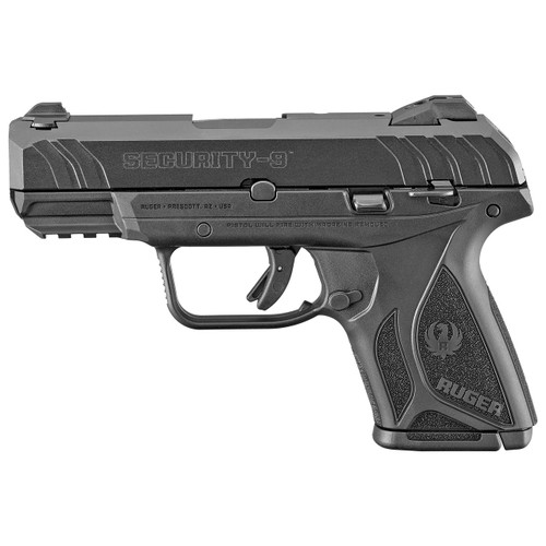 Ruger Security 9 9mm Luger Pistol 3.42" Barrel 10+1 Rounds Black