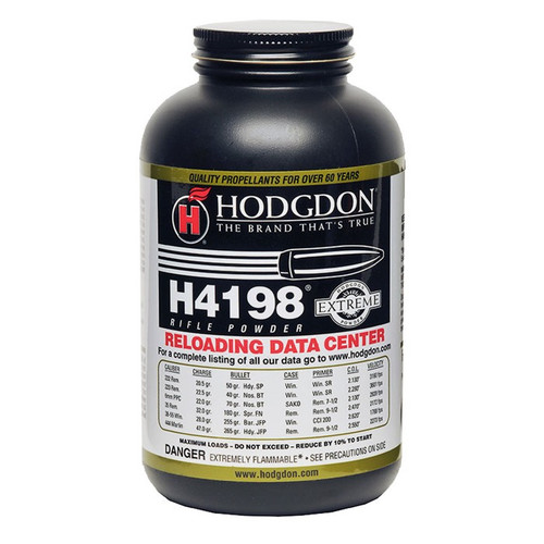 H4198 1LB SMOKELESS RIFLE POWDER