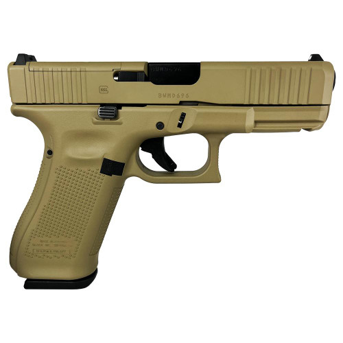Glock 45 Gen 5 MOS Compact Crossover Custom FDE Handgun 9mm Luger 4.02" Barrel 17+1 Round Glock 45 Gen 5 MOS Compact Crossover Custom FDE Handgun 9mm Luger 4.02" Barrel 17+1 Round