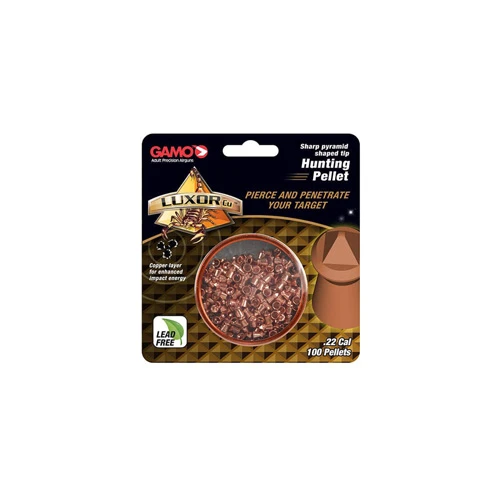 Gamo Luxor Cu Air Gun Pellets 22 Caliber Lead Free 100PK