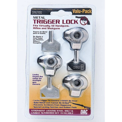 DAC Metal Trigger Lock 3 Pack
