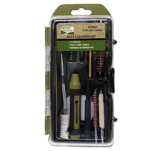 Sport Ridge AR-15 Field Cleaning Kit, 17-Piece, .30/.762