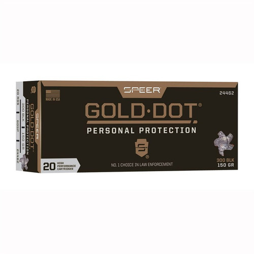 Federal Speer Gold Dot 300 Blackout Ammo 150 Grain Soft Point Box of 20