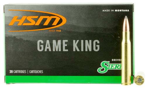 HSM Ammo 300 RUM Ammo 150 Grain Sierra GameKing Spitzer Boat Tail Box of 20