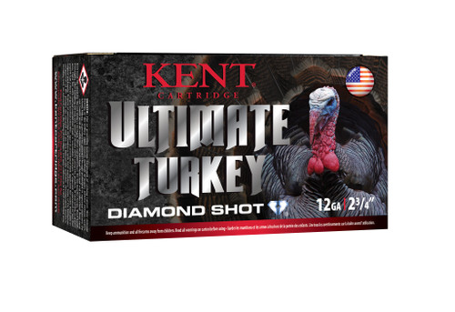 Kent Cartridge C122TK465 Ultimate Turkey 12 Gauge 2.75" 1 5/8 oz 5 Shot 10/10
