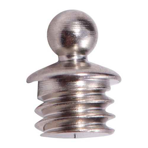 BRASS SKIRTED BEAD, 1/16'' 3-56 TPI, BRIGHT SILVER