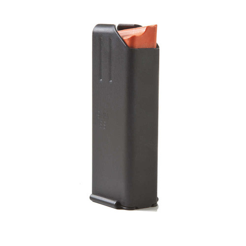 Asc AR-15 9mm 10-Round Magazine, Black Marlube, Orange Follower