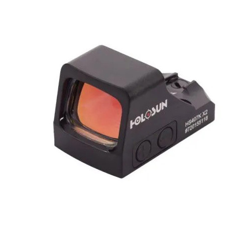 HOLOSUN 407K X2 6 MOA RED DOT - BLACK