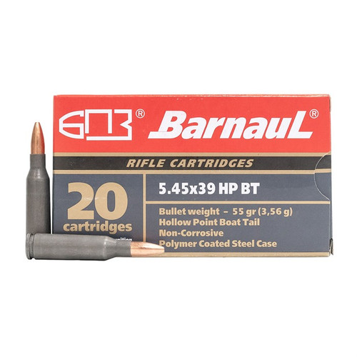 5.45X39MM 55GR HOLLOW POINT 20/BOX