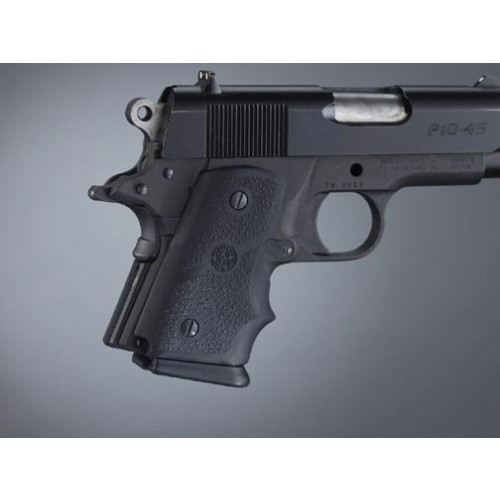 Hogue Wraparound Rubber Grips with Finger Grooves Para-Ordnance P10 Black