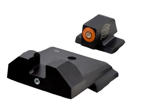 XS Sights F8 Night Sight Set Smith & Wesson M&P M2.0 Shield Orange Ring Front Sight