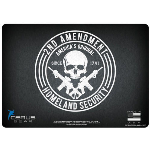 Cerus Gear Handgun Cleaning Mat Black 12" x 17"