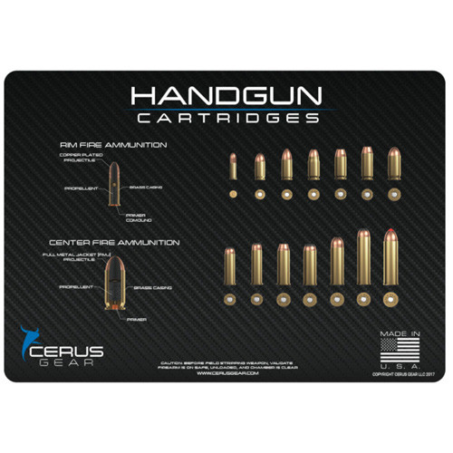 Cerus Gear Handgun Cleaning Mat 12" x 17"