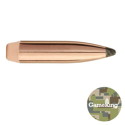 Sierra GameKing 6.5mm, 264 Caliber (264 Diameter) Bullets 140 Grain Spitzer Boat Tail Box of 100