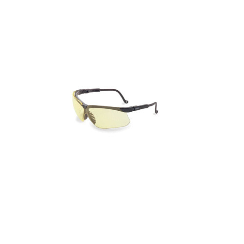 Howard Leight Genesis Shooting Glasses Amber Lens Black Frame