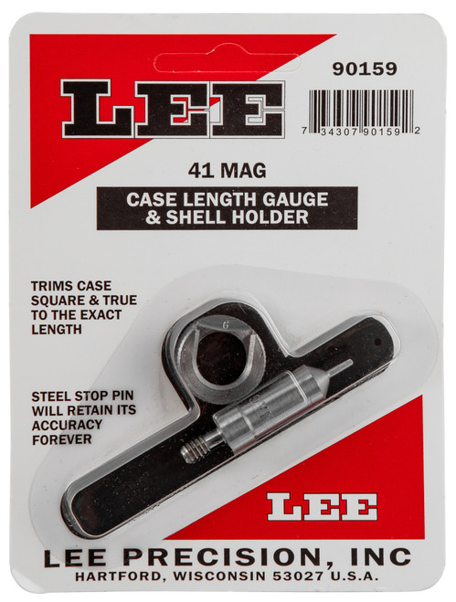 Lee Case Length Gauge and Shellholder 41 Remington Magnum